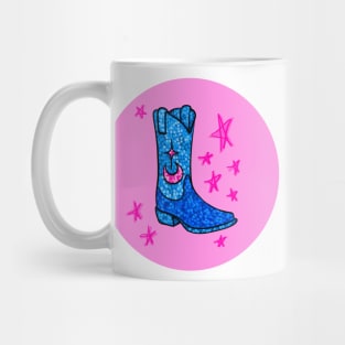 Disco cowgirl boot Mug